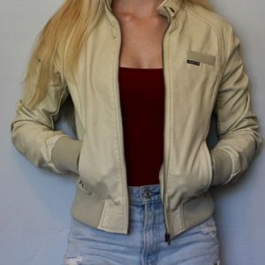 MEMBERS ONLY cream jacket